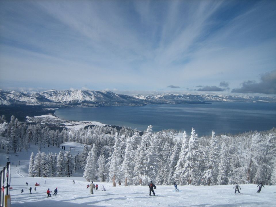 lake tahoe seen from ridge run at heavenly mountain
